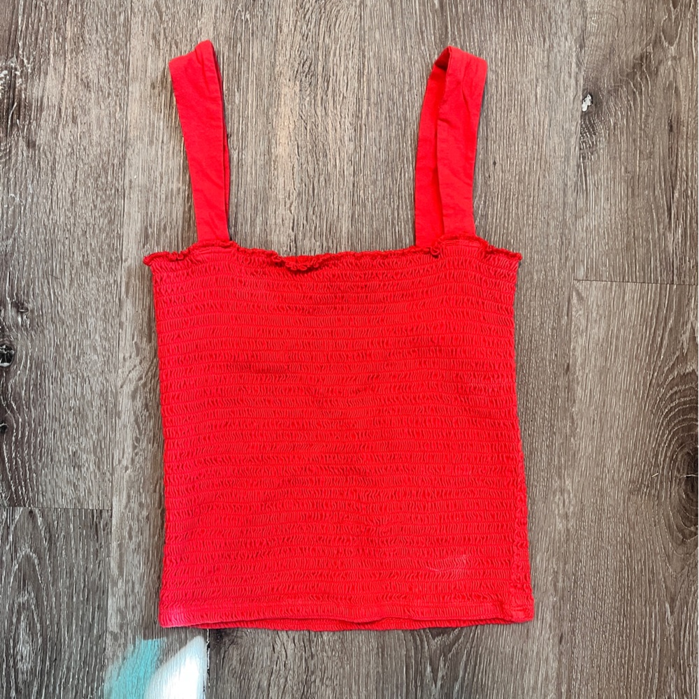 billabong blood orange tank